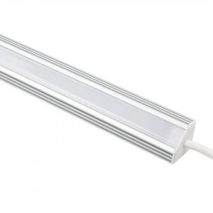 Corner Mount Aluminum LED Light Bar Fixture - 300 lm/ft.